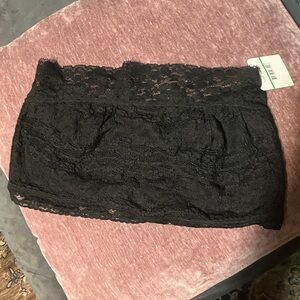 Free People Black Lace Bandeau
